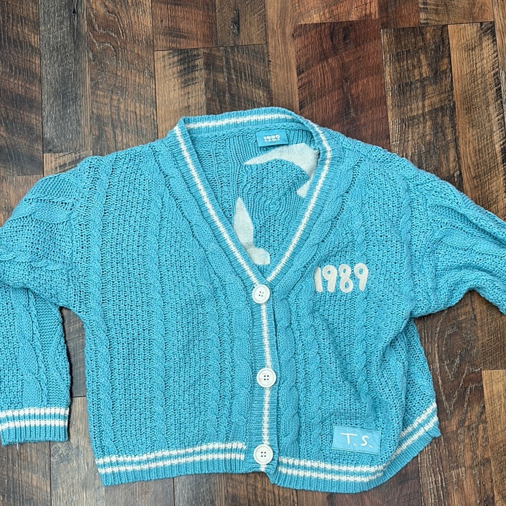 1989 TV sweater cardigan
